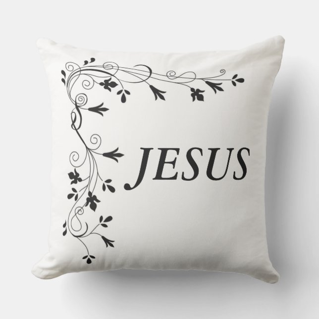 JESUS BLOMMOR Hörnränna Kudde (Framsida)