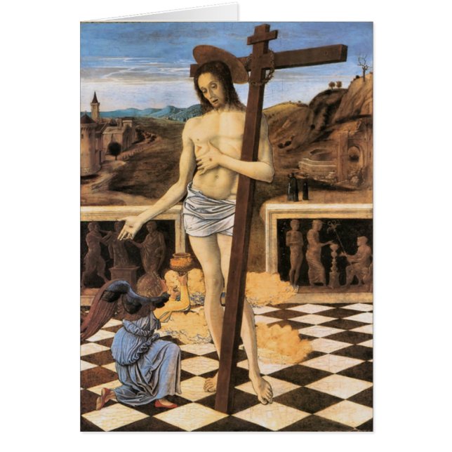 Jesus Blood of the Redeer Religiösa Card OBS Kort (Framsidan)