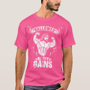 Jesus Bodybuilding T Shirt - Rolig Jesus Vikt Tröj