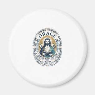 Jesus Bokklubb Läsande Community Grafisk T-Shirt C Magnet