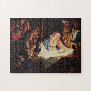Jesus Born i en stabel i Betlehem Pussel