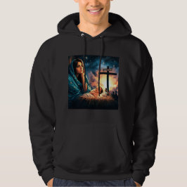 Jesus, Born till Die, jul, kristen Hoodie