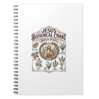 Jesus botanisk diagram bibliska växter Jesus botan Anteckningsbok