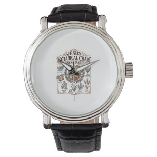 Jesus botanisk diagram Bibliska växter Jesus Botan Armbandsur