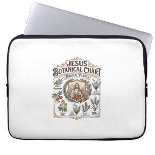 Jesus botanisk diagram Bibliska växter Jesus Botan Laptop Fodral