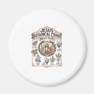Jesus botanisk diagram Bibliska växter Jesus Botan Magnet