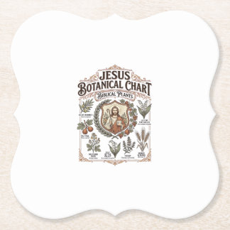 Jesus botanisk diagram bibliska växter Jesus Botan Underlägg Papper