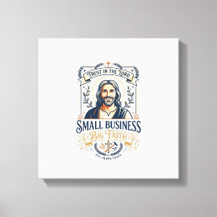 Jesus Boutique Småföretagare Tröja Kristna Canvastryck