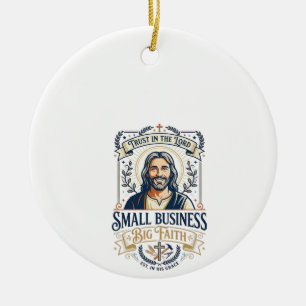 Jesus Boutique Småföretagare Tröja Kristna Julgransprydnad Keramik