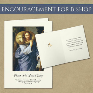 Jesus Bra Shepherd Bishop Encouragement Kort