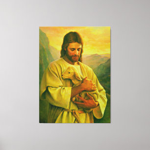 Jesus Bra Shepherd Canvastryck