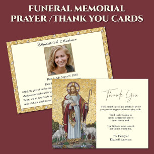 Jesus Bra Shepherd Funeral Condolence Sympathy Tack Kort