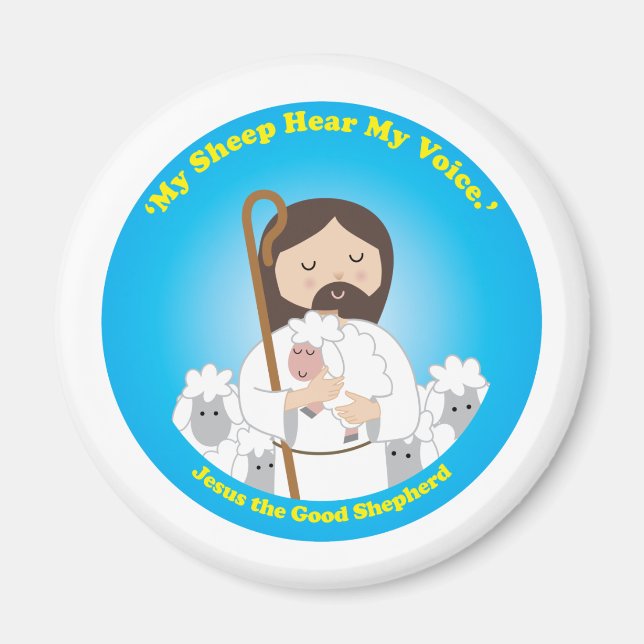 Jesus Bra Shepherd Magnet (Framsidan)