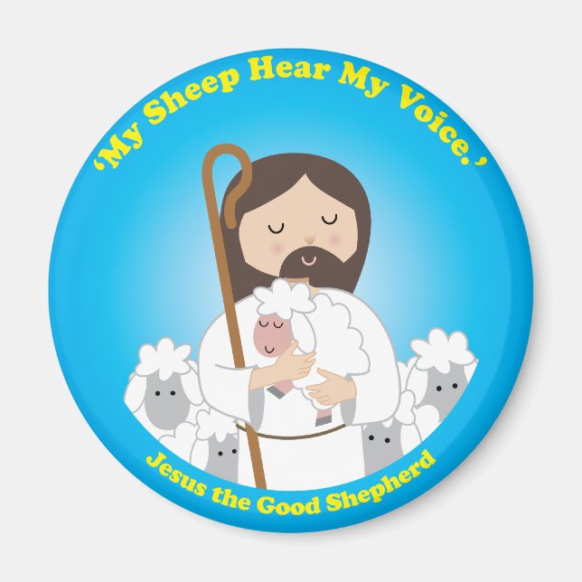 Jesus Bra Shepherd Magnet (Framsidan)