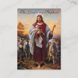 Jesus Bra Shepherd - Prayer Card (Flat) Visitkort