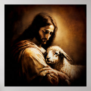 Jesus ~ Bra Shepherd ~ Psalm 23 ~ Poster