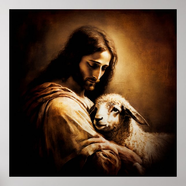 Jesus ~ Bra Shepherd ~ Psalm 23 ~ Poster (Framsidan)