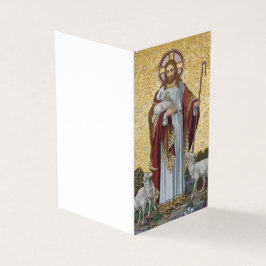 Jesus Bra Shepherd Religiösa Funeral Heliga Card Visitkort