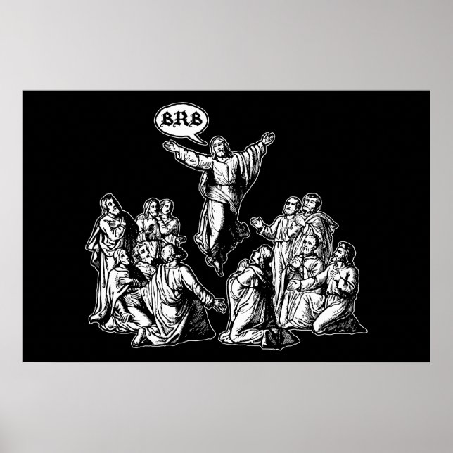 Jesus BRB lol Poster (Framsidan)