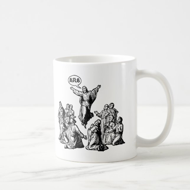 Jesus BRB lolskjorta Kaffemugg (Höger)