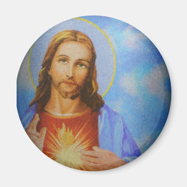 Jesus brickor magnet (Framsidan)
