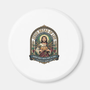 Jesus Bröd Av Liv Jesus Bröd Liv Bageri Kristus Magnet