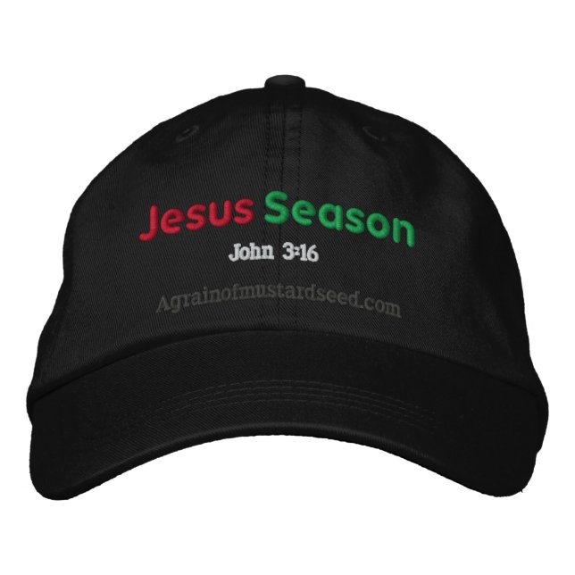 Jesus Broderad Keps (Framsida)