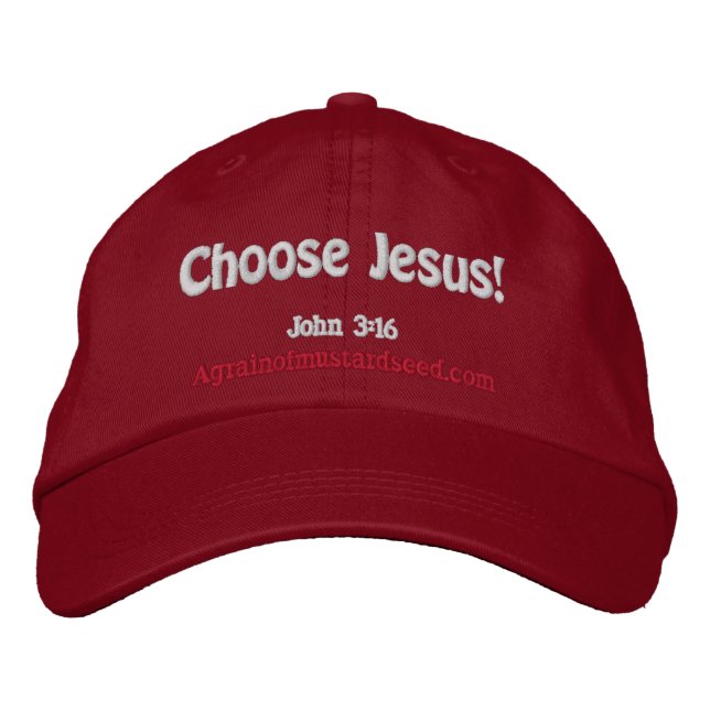 Jesus Broderad Keps (Framsida)