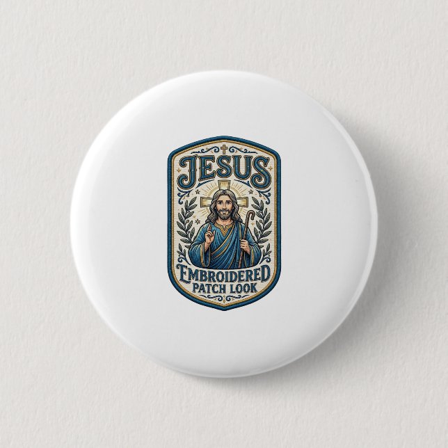 Jesus Broderad Lapp Se Jesus Broderad Lapp Knapp (Framsida)