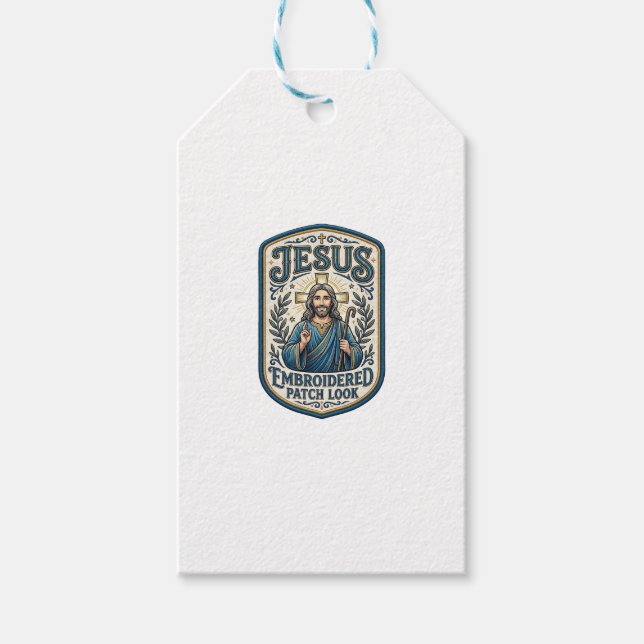 Jesus Broderad Lapp Se Jesus Broderad Lapp Presentetikett (Framsidan)