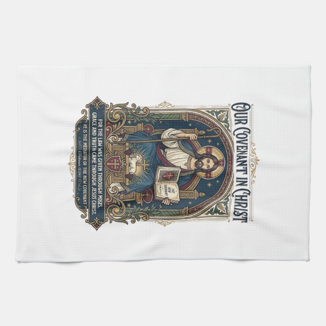 Jesus Bröllopsfotograf Tröja Kristna Kökshandduk (Horisontell)