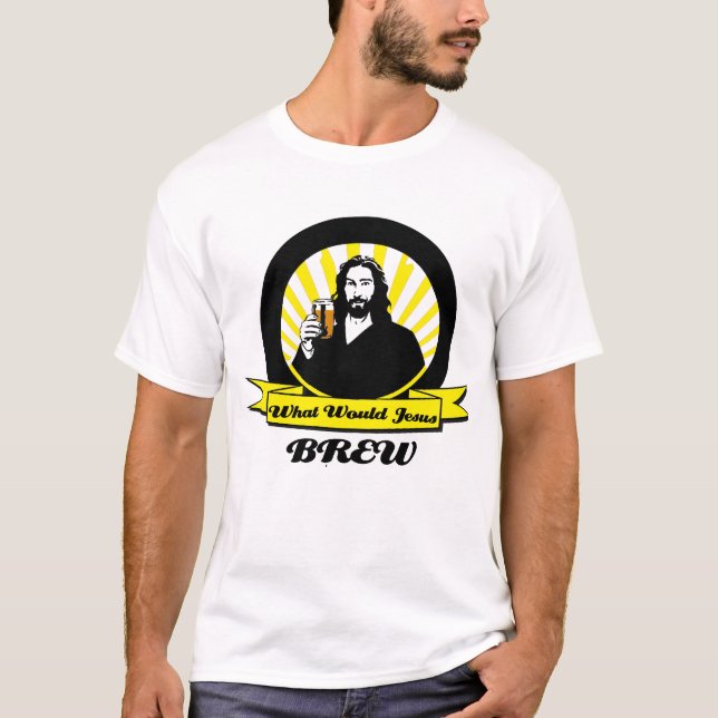 Jesus brygder tee shirt (Framsida)