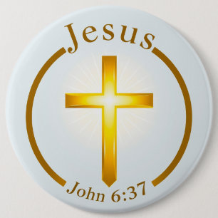 Jesus Button Pin Knapp