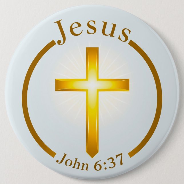 Jesus Button Pin Knapp (Framsida)