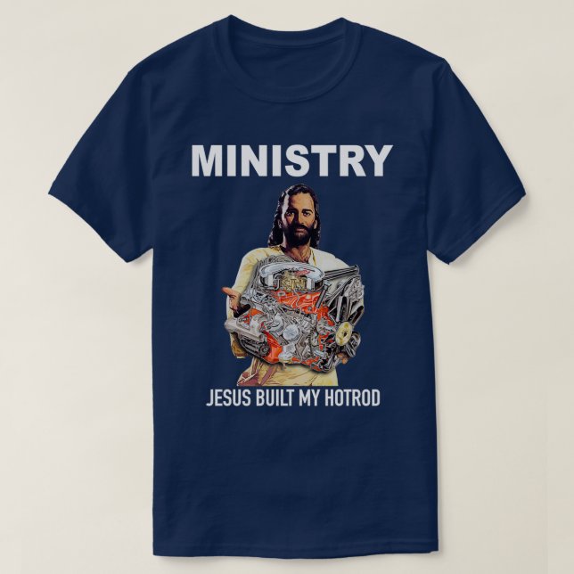 Jesus Byggde min hotrod T Shirt (Design framsida)