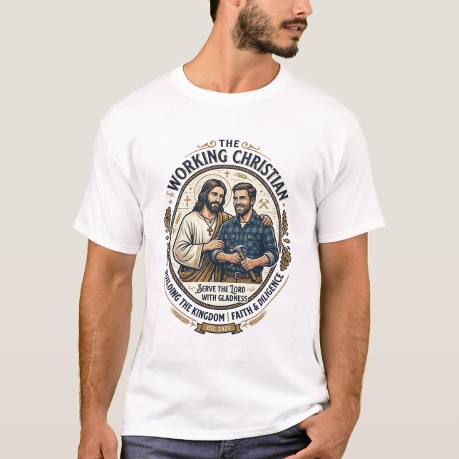 Jesus Bygghandel Tröja Kristet Grafisk_ (Framsida)