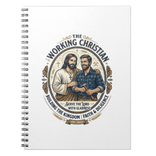 Jesus Bygghandel Tröja Kristet Grafiskt_ Anteckningsbok