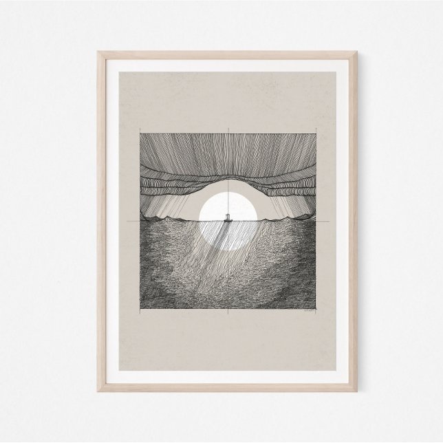 Jesus Calms Storm, DIGITAL PRINT!!, Hush Be Still, Poster (Skapare uppladdad)