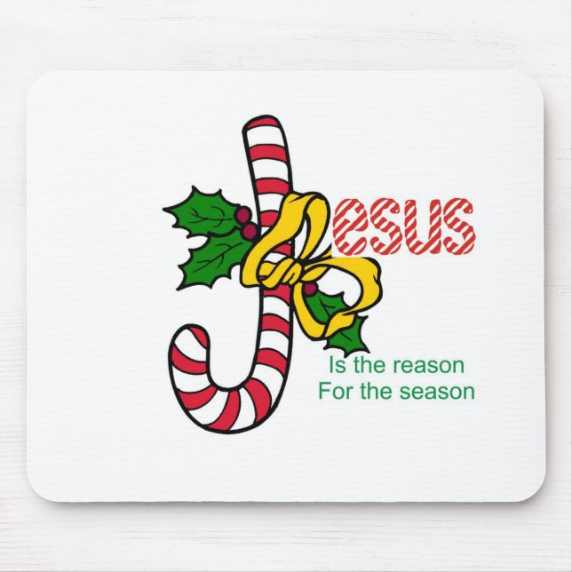 Jesus candy cane musmatta (Framsidan)