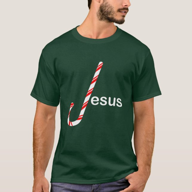 Jesus candy cane tröja (Framsida)