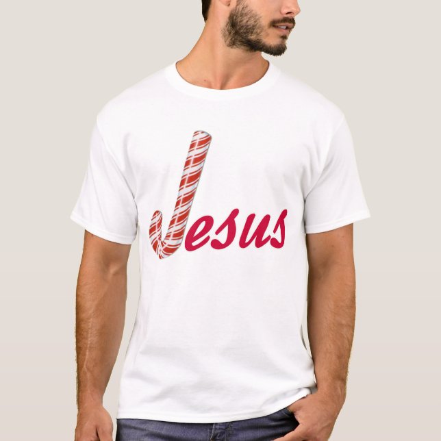 Jesus candy caneskjorta 2 tee (Framsida)