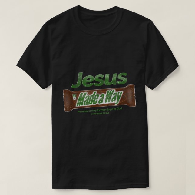 Jesus Candy Pub Christian Gift T Shirt (Design framsida)