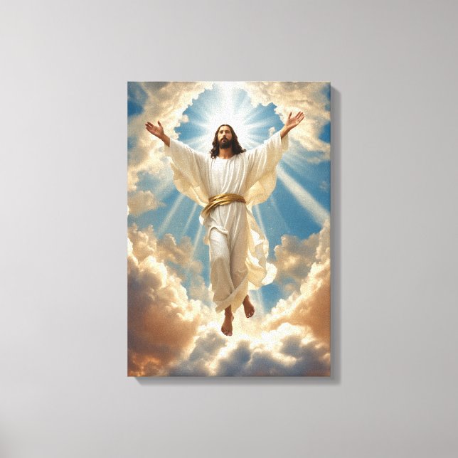 "Jesus Canvas Wall Art - inspiration Religiösa D (Framsida)