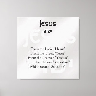 Jesus Canvastryck