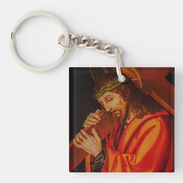 Jesus carrying the cross key ring (Framsidan)