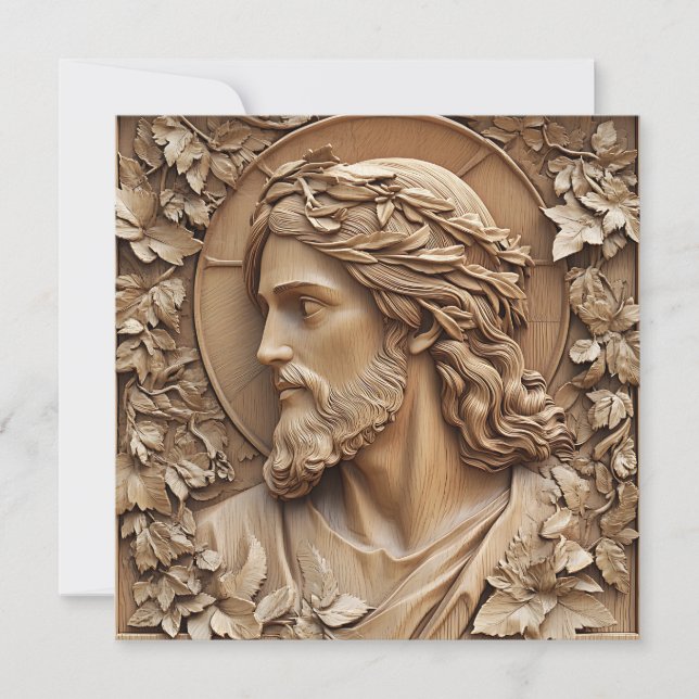 Jesus Carting Greeting Card (Framsida)