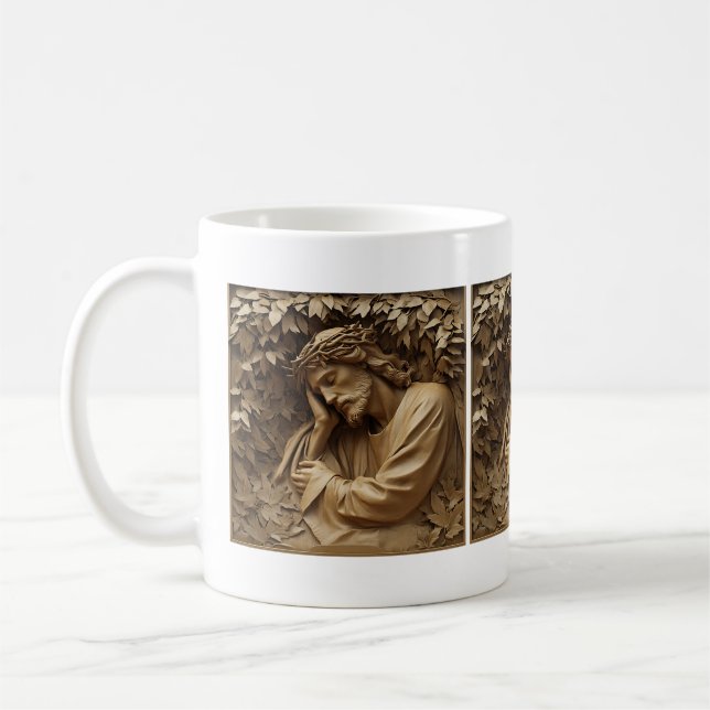 Jesus Carving Mugg (Vänster)