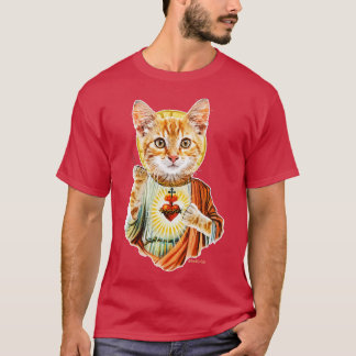 Jesus cat t shirt