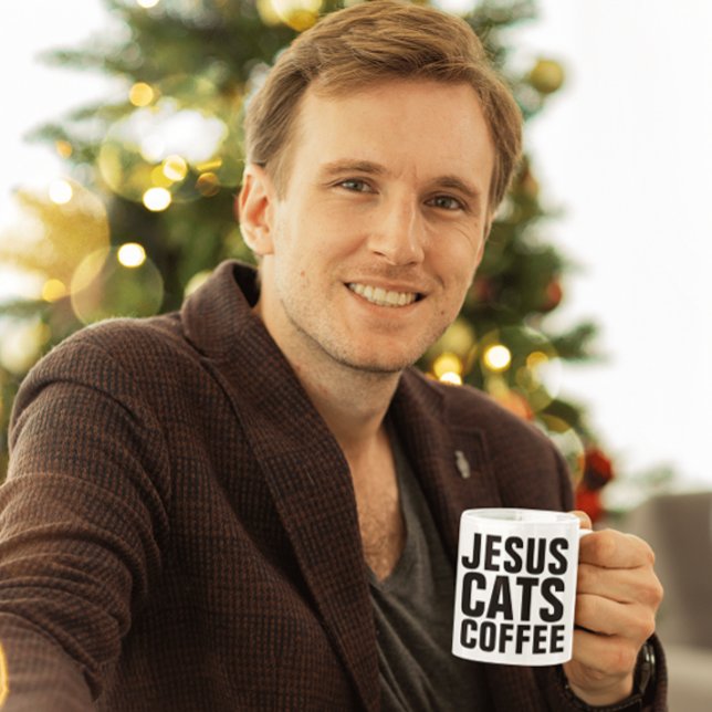 JESUS CATS COFFEE Kaffe koppar (Skapare uppladdad)