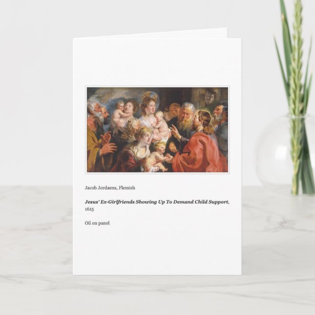 JESUS CHILD SUPPORT FARS DAG-KORT KORT (Framsida)